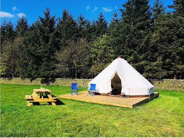 Bell tent in the meadow (added by manager 11 may 2018)