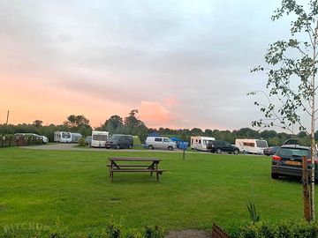 Caravans overlooking grassed area (added by manager 11 jan 2022)