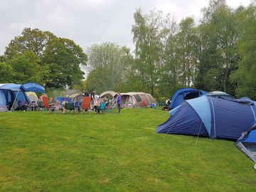 Our party of 9 tents spaced out with room for the kids to play. (added by visitor 02 jun 2021)