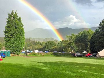Rainbow over the site (added by manager 29 jul 2022)