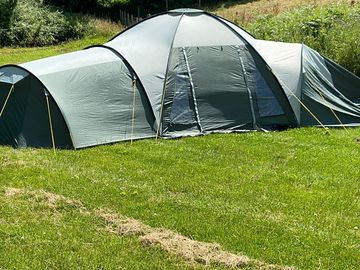 Large tent to suit 4 persons on a grass non-electric pitch. (added by manager 08 jul 2022)