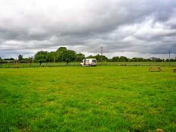 Visitor image of their campervan on a spacious pitch (added by manager 01 sep 2022)