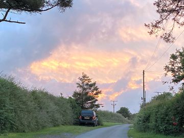 Sunset from the front drive (added by manager 10 jul 2021)