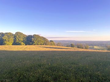 View from the campsite over west somerset and the neighbouring woodland (added by manager 26 may 2021)