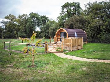 A view of bumblebee glamping pod at rutland rural retreats (added by manager 15 feb 2024)