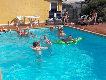 The pool is open all summer. apx. 15/6 - 15/8 (added by manager 10 jun 2023)
