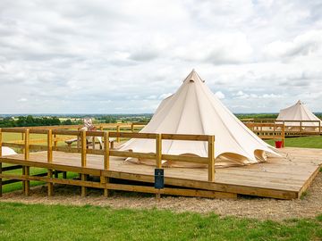 5m bell tents on platforms (added by manager 24 jul 2022)
