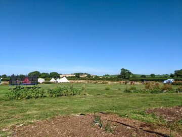 View of the campsite from the vegetable gardens (added by manager 22 may 2023)