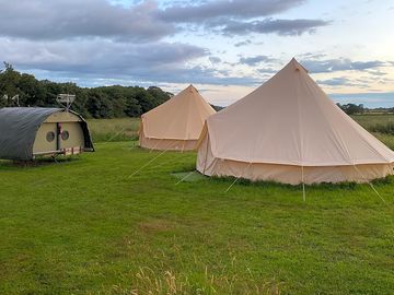 The two 6m bell tents (added by manager 15 feb 2024)