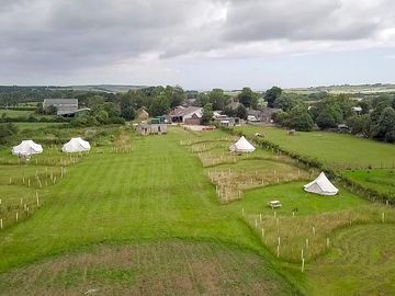 Aerial view across the site (added by manager 19 jul 2023)
