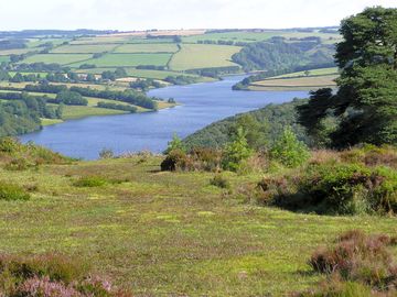 View of wimbleball lake from haddon hill (added by manager 05 apr 2016)