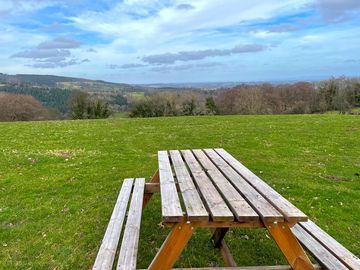 Picnic table with pitches (added by manager 26 feb 2022)