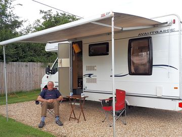 Our motorhome and pitch (added by visitor 17 jun 2019)