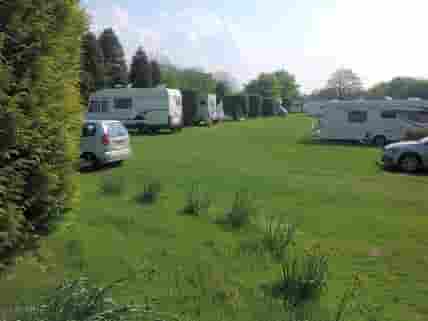 The grass pitches