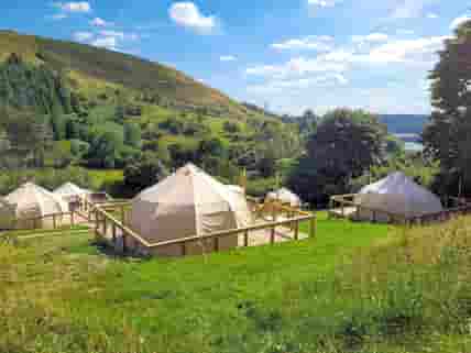 Bell tent with views