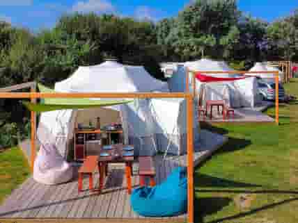 Glamping pitches