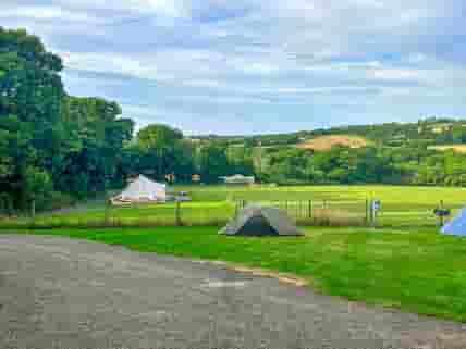Bell tent and pitches