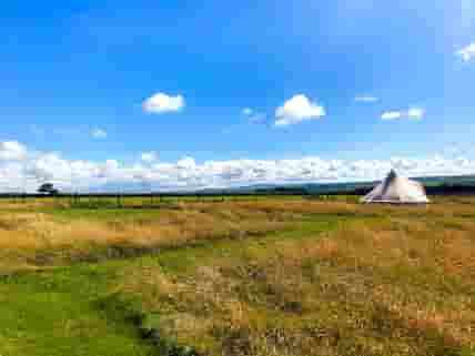 Furnished bell tent