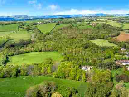 Aerial view of Dorset countryside