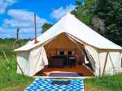 Bell tent exterior (added by manager 22 Mar 2023)