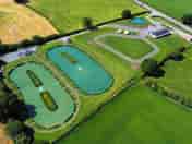 Aerial view of the campsite and fishing pools (added by manager 08 Jun 2022)