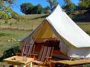 Bell tent exterior (added by manager 07 Dec 2023)
