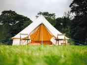 Bell tent exterior (added by manager 18 May 2021)