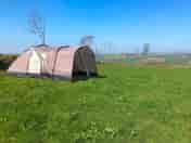 Pitched tent in camping field (added by manager 10 May 2021)