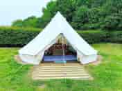 Bell tent exterior (added by manager 13 Jun 2022)
