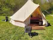 Bell tent exterior (added by manager 28 Apr 2022)