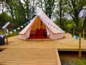 Bell tent, exterior (added by manager 09 May 2019)