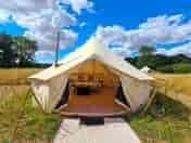 Bell tent exterior (added by manager 22 Mar 2023)