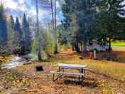 Creekside RV site in the fall (added by manager 08 Feb 2024)