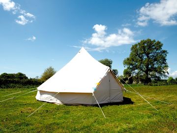Tent in a field (added by manager 24 May 2021)