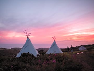 Tipis at sunset (added by manager 04 Sep 2021)