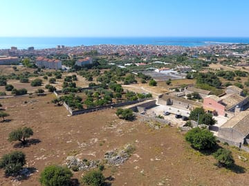 Aerial view of the site