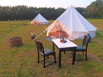 2 person 4 metre bell tents