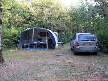 Space for camping equipment
