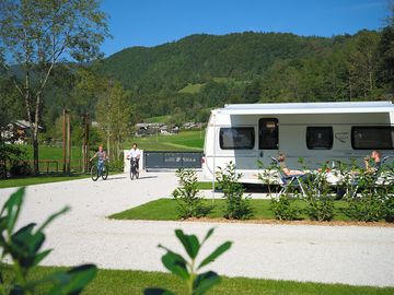 Pitches for motorhomes and caravans
