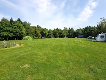 View of Herigerbi park campsite from entrance gate.