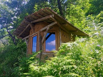 Cabin on a small hillside