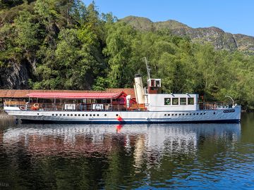 The historic Steamship Sir Walter Scott has sailed on Loch Katrine since 1900.