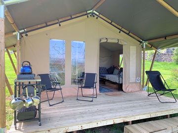View of the Veranda and Camp kitchen