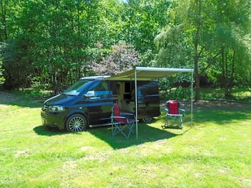 Space for an awning outside your caravan