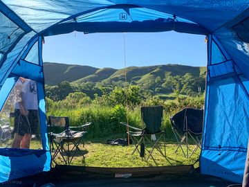 Visitor image of the view from their tent