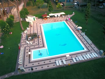The swimming pool and solarium
