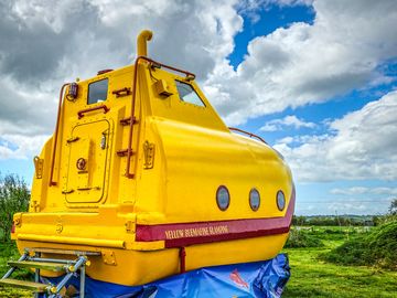 A real-life yellow submarine