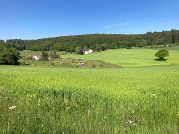 Farm camping in western Germany