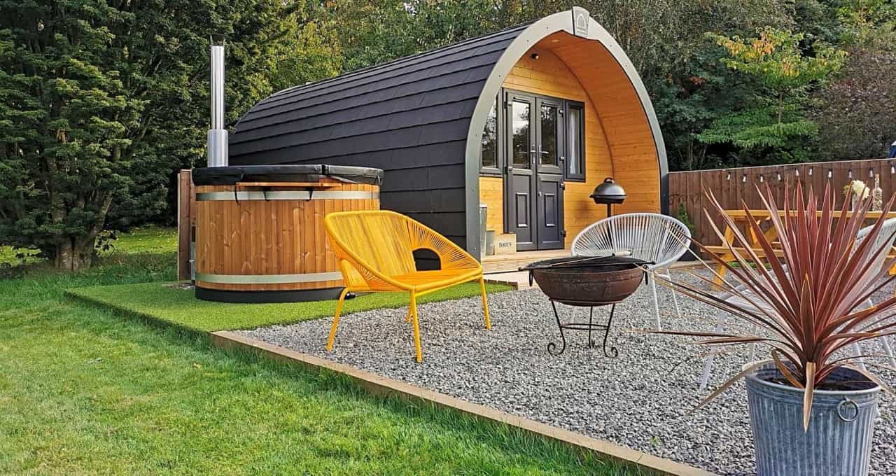 Capture the high end of the market with glamping pods