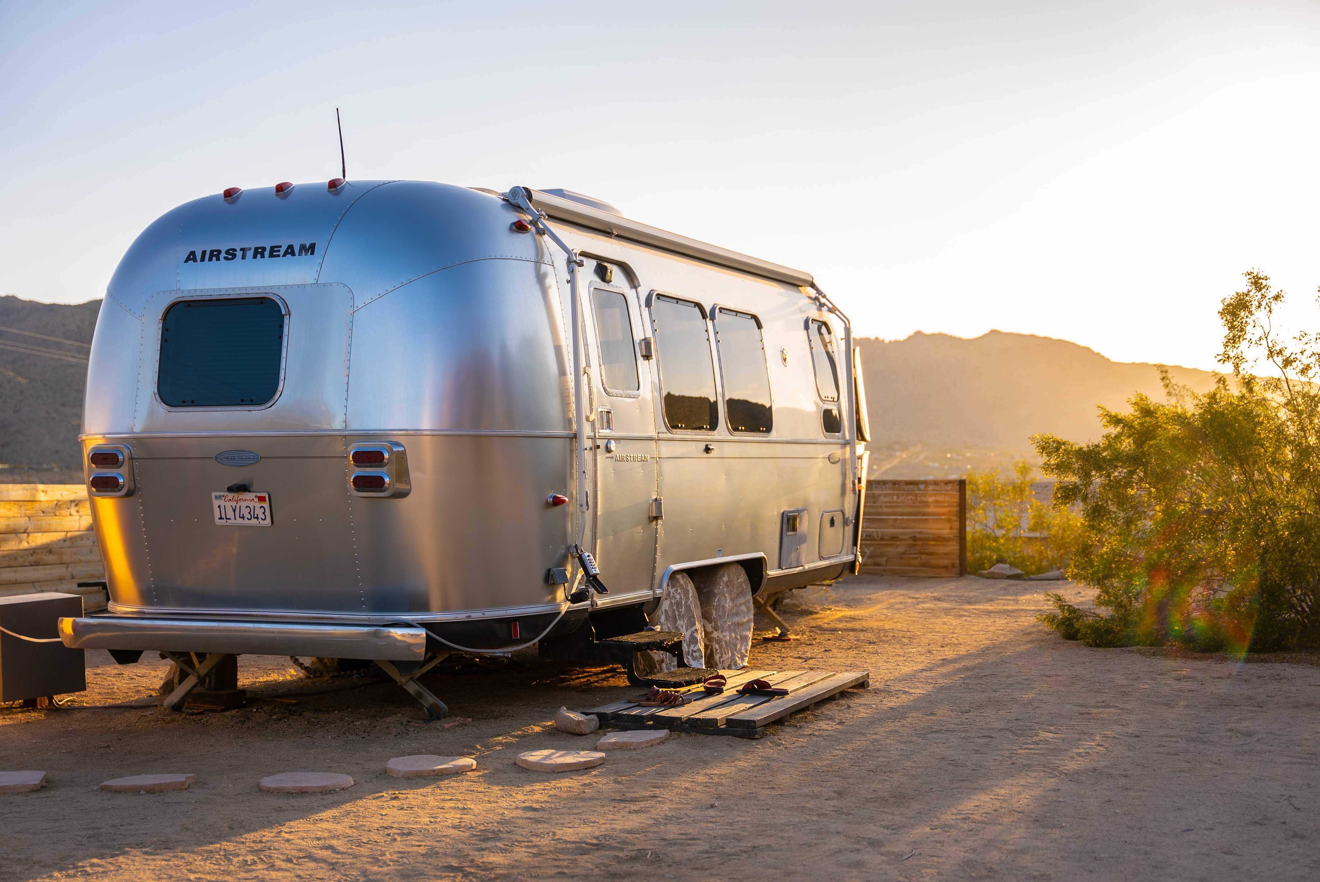 Retro caravans like Airstreams have become more popular in recent years (Tyler Casey / Unsplash)